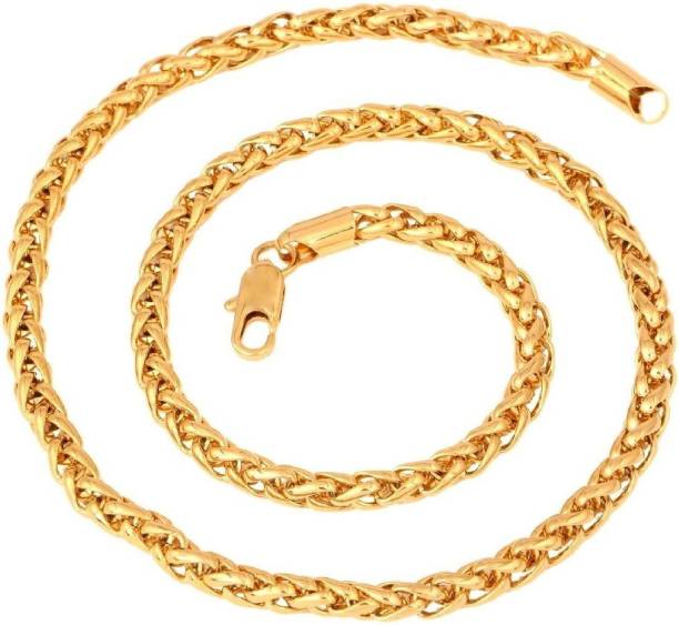 3SIX5 Designer Gold-plated Plated Brass Chain