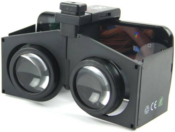 Top Headset Vr cheap price 5stars Flipkart in India 11 DOMO DOMO nHance VR3 Fold Universal Virtual Reality 3D and Video Headset for Smart Phones upto 6.5" Screen