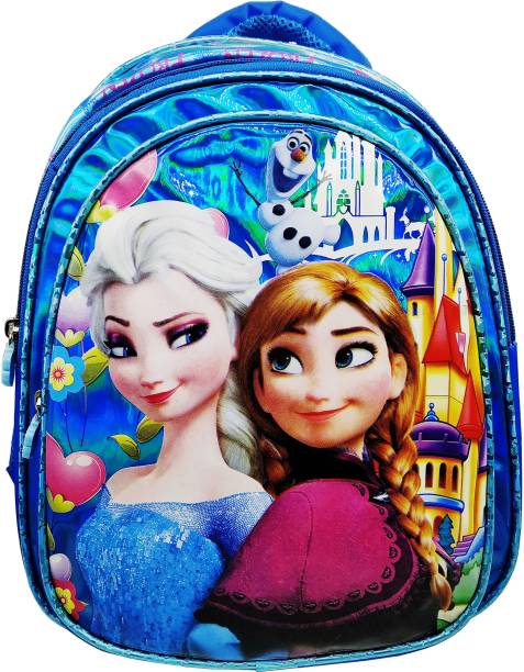 BARBIE Frozen Anna And Elsa Disney Cinderella Dora Sofia Blue School Bag Waterproof School Bag