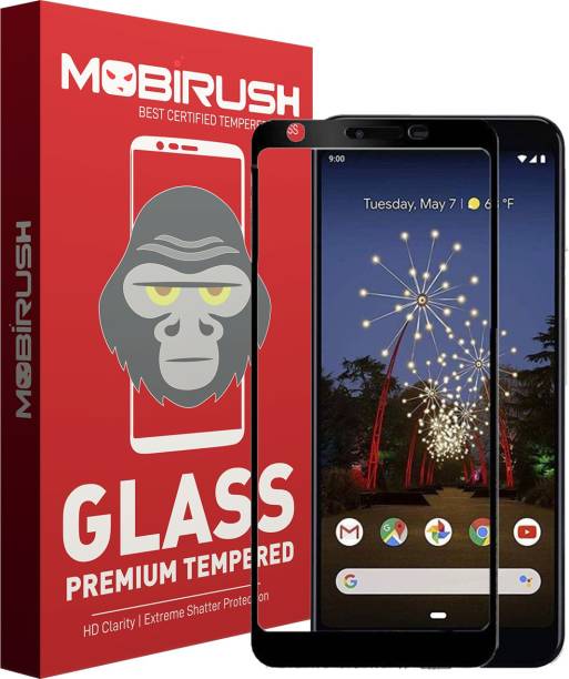 MOBIRUSH Edge To Edge Tempered Glass for Google Pixel 3A