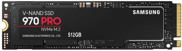 SAMSUNG 970 Pro 512 GB Laptop, Servers, Network Attached Storage, Desktop Internal Solid State Drive (SSD) (MZ-V7P512BW)