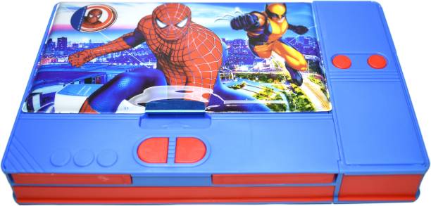 Arishto Jumbo Spiderman Art Plastic Pencil Box