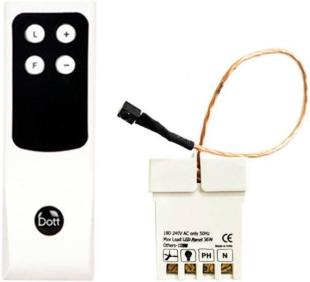 DOTT Diaze Remote Control Switch For 1 Light & 1 Fan On...