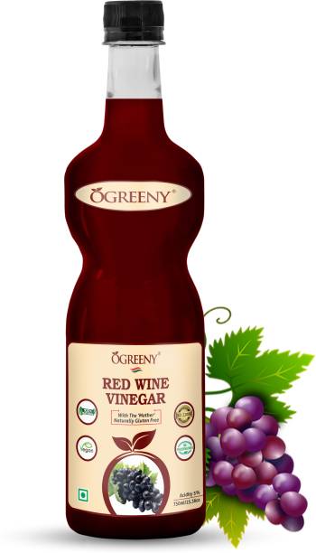 OGREENY Red wine Vinegar Organic with mother Vinegar