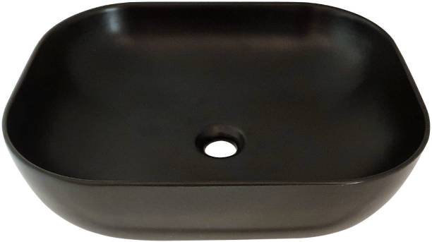 Brizzio Luxury Black Matt Finish Wash Basin 495 Table Top Basin