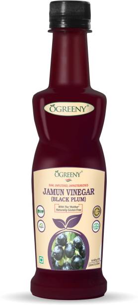 OGREENY Jamun Vinegar With mother Raw, Unfiltered & Undiluted Vinegar Vinegar