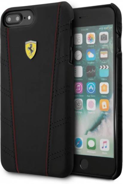 Ferrari Back Cover for Apple iPhone 7 Plus/ Apple iPhone 8 Plus GTR EDITION Leather Stitched Case