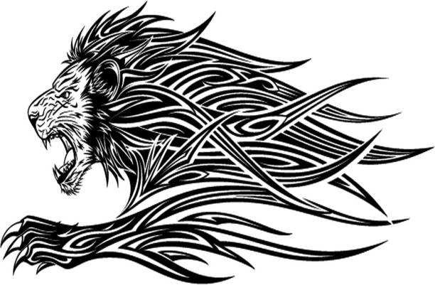 voorkoms black & white tiger tattoo