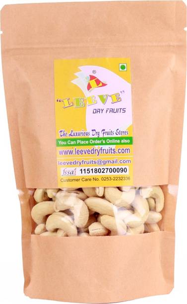 Leeve Dry fruits Cashew Nuts, 400 gram Cashews