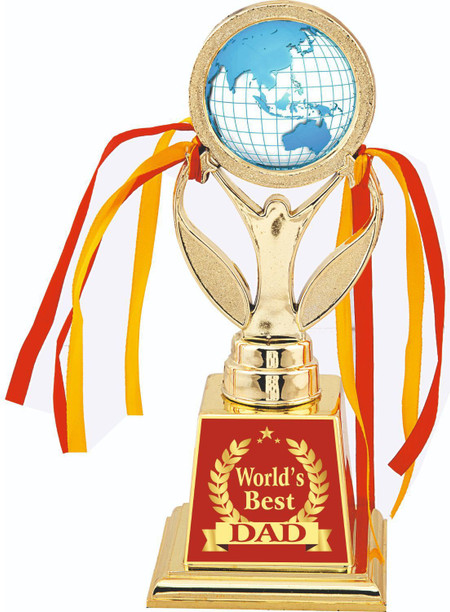 best dad award trophy
