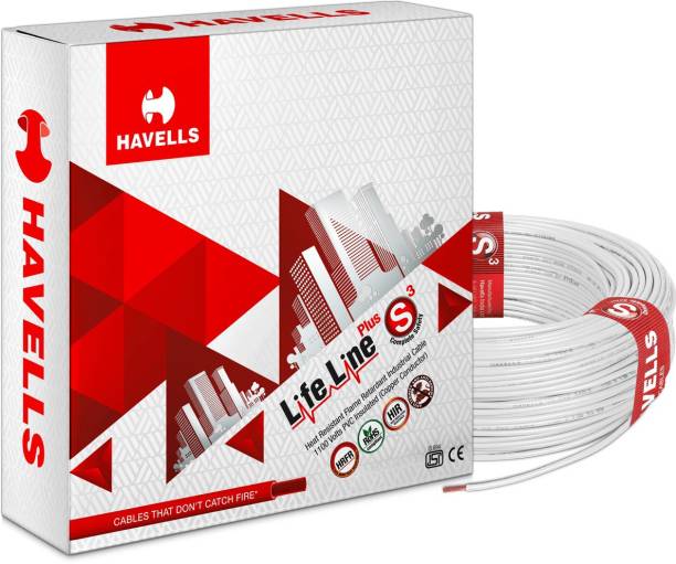 HAVELLS HRFR PVC 2.5 sq/mm White 90 m Wire