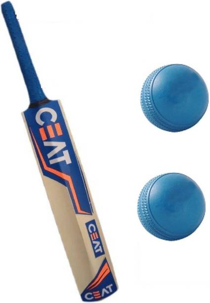 CEAT NEW TANNIS POPULER WILLOW CRICKET BAT COMBO JUMER BALL (BAT+2JUMPER BALL) Cricket Kit