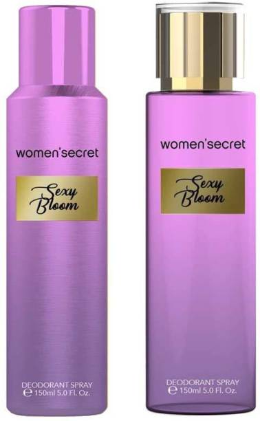Women'Secret Sexy Bloom Combo Of Body Mist & Deodorant Spray  -  For Women