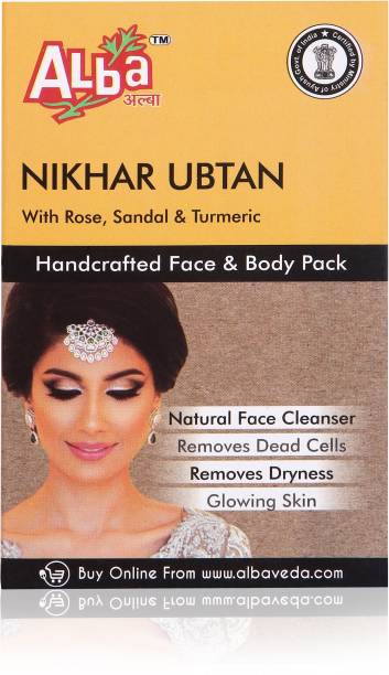 ALBAH Ubtan Powder Pack - Natural Ubtan with Rose, Turmeric & Sandalwood