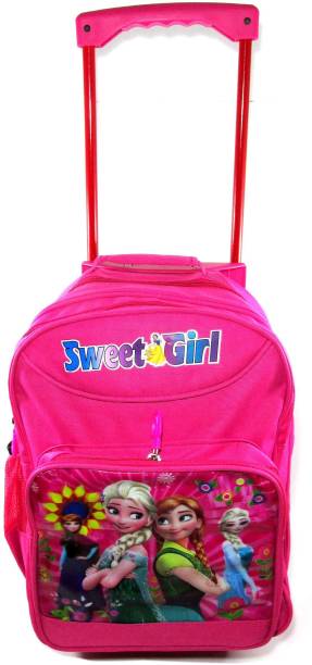 ehuntz Disney Princess sturdy Trolley/Travel Bag school Bag Waterproof Trolley