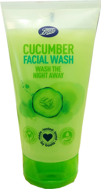 cucumber face wash boots