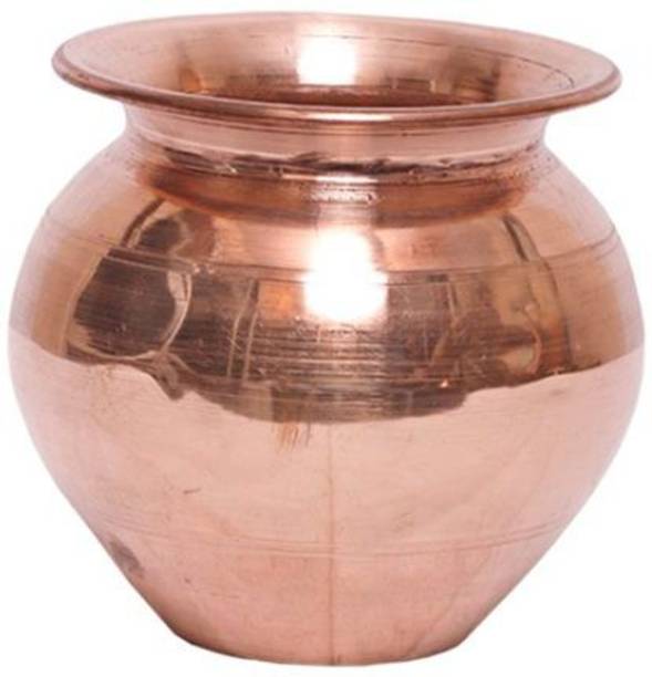 Shubhkart 100/% Copper Kalash Indian Lota 8.5 x 8.5 cm Medium