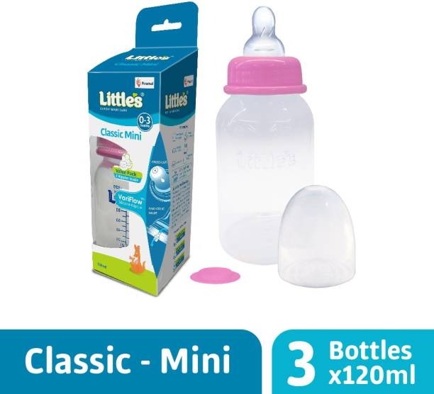 Little's Classic Mini Feeding Bottle - (Pack of 3) - 360 ml