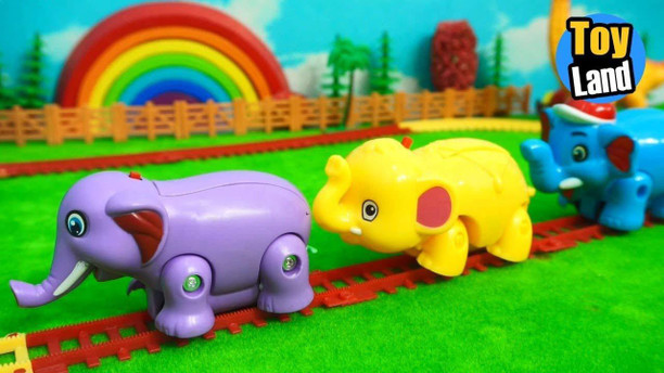 elephant train toy