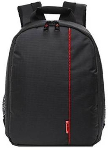 Backpack for Cameras Mens One Shoulder Computer Bag Waterproof Canvas Retro SLR Camera Bag Color : Gray