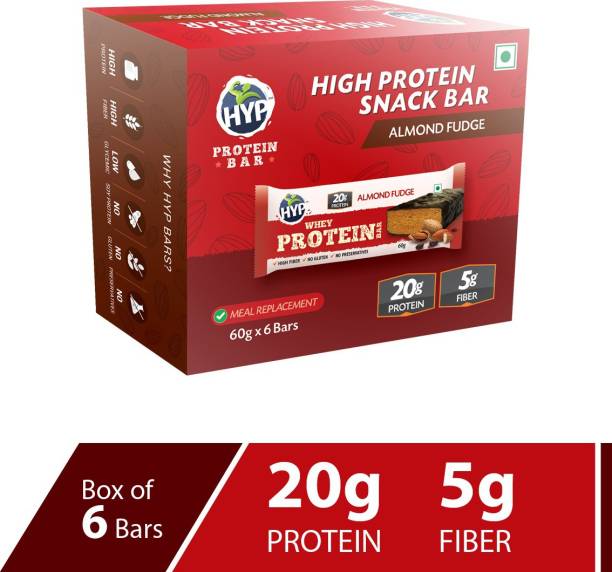 HYP Almond Fudge (Box of 6) Protein Bars