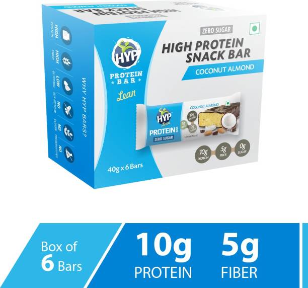 HYP Coconut Almond (Box of 6 Bars) Protein Bars