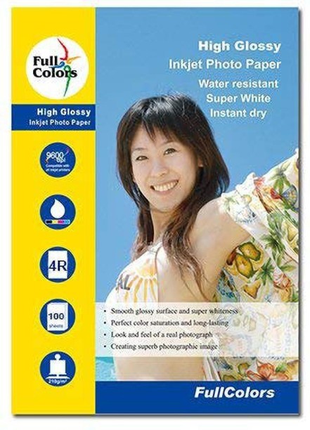 4x6 Glossy Paper 100sheets Galada Photo Paper 100 Sheets 4x6 Photo Paper High Glossy Vivid Color Waterproof Photographic Paper Works with All Inkjet Printers 