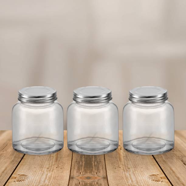 Renberg Glass container Set  - 210 ml Glass Grocery Container