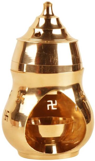 THEGLOBALMART Camphor lamp Brass Kalash