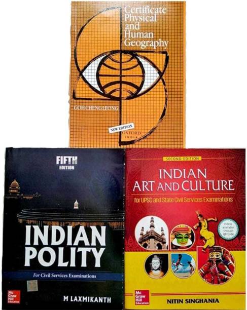 Indian Polity By M. Laxmikant, Indian Art And Culture By Nitin Singhania And Certificate Physical And Human Geography By Goh Cheng Leong For Civil Service Exam