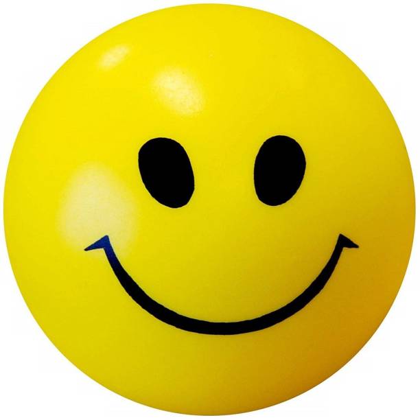 RKMG 1Pcs Stress Relief Smiley Face Squeeze Ball  - 3 inch