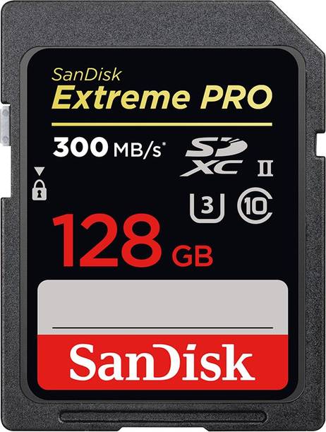 SanDisk Extreme Pro 128 GB SDXC Class 10 300 Mbps Memory Card
