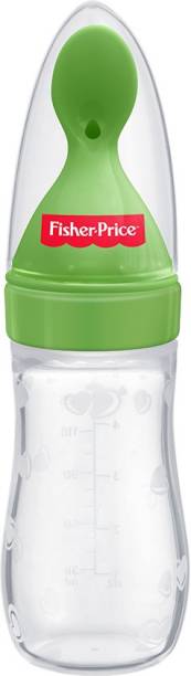 FISHER-PRICE Squeezy Silicone Food Feeder, Green, 125ml...
