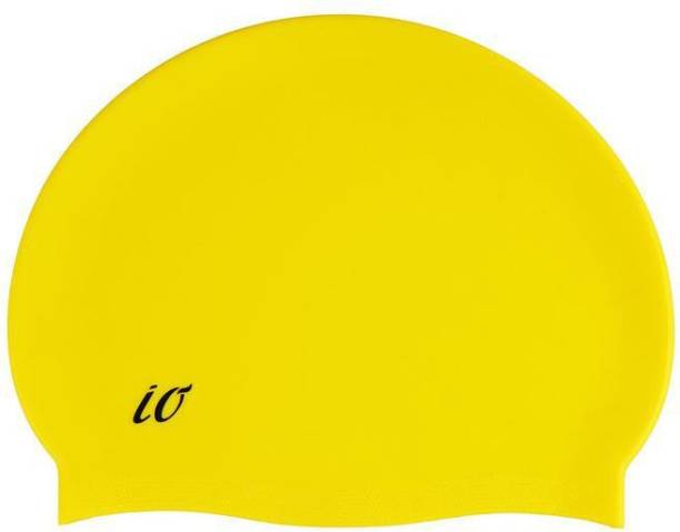IO Plain Cap, Yellow Swimming Cap