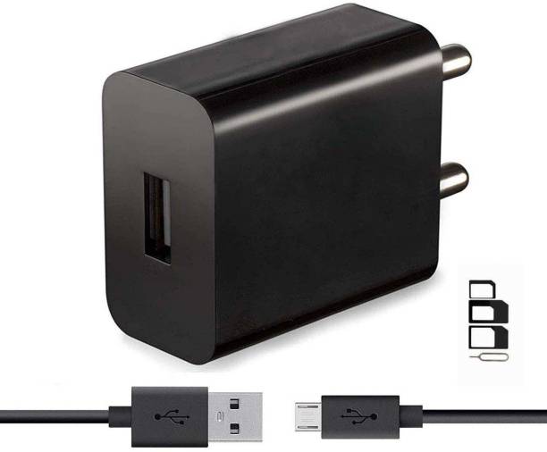 ShopsGeniune Wall Charger Accessory Combo for Vivo V3, Sony Xperia XA Ultra Dual, Samsung Galaxy S7 Edge, Lenovo Vibe K5, Moto E3 Power, Panasonic P75, Samsung Galaxy J5 Prime, Moto G4 Plus, Oppo F1, Samsung Galaxy J5 2016, Samsung Galaxy On5 Pro, Oppo Neo 7, Vivo Y21, Xiaomi Mi Max Prime, HTC Desire 10 Pro, Samsung Galaxy J2 (2015), Vivo Y55S, Oppo Neo 5 Dual, Vivo Y21L, Samsung Galaxy A8 Charger With 1 Meter Micro USB Charging Data Cable And SIM Adapter