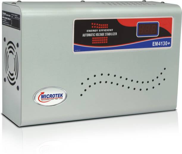 Microtek EM4130+ Digital Display For AC upto 1.5Ton (130V-300V) Voltage Stabilizer