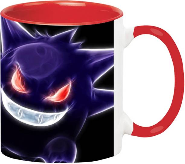 Ashvah Pokemon Cartoon -3336-Red Ceramic Coffee Mug