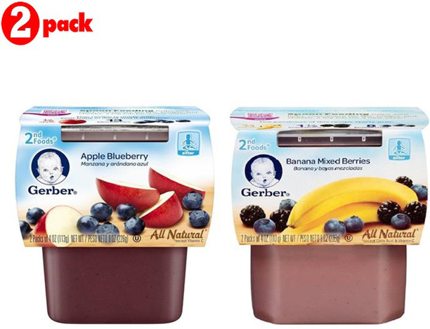 gerber apple banana mixed cereal