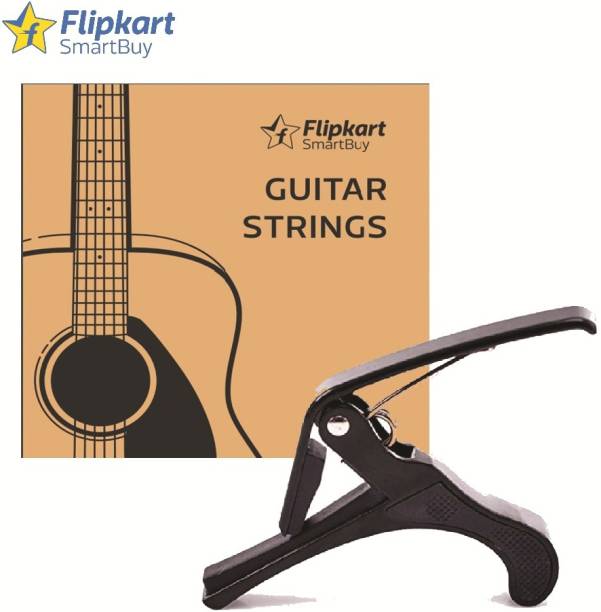 Flipkart SmartBuy Combo Pack AG-011 String Set & AGC-20 Clutch Guitar Capo