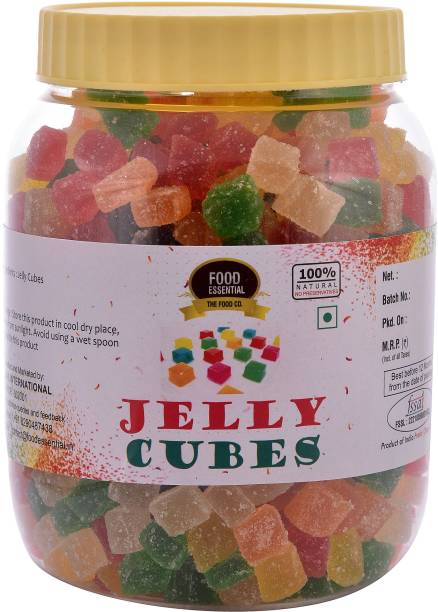 FOOD ESSENTIAL Spongy Jelly Cubes Sweet Jelly Candy