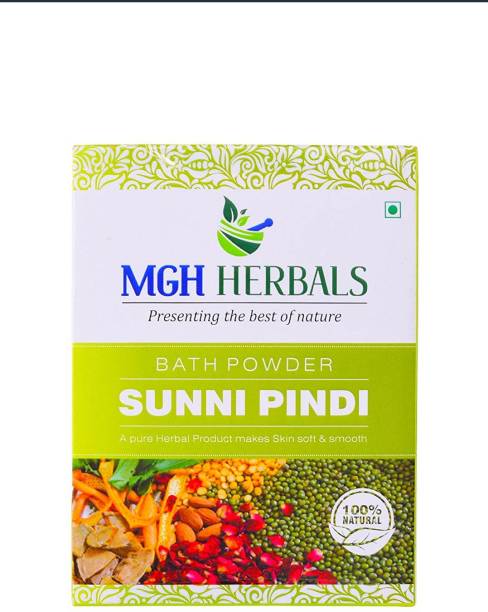 MGH Herbals 100% Organic Sunni Pindi Herbal Bath Powder 100Gms