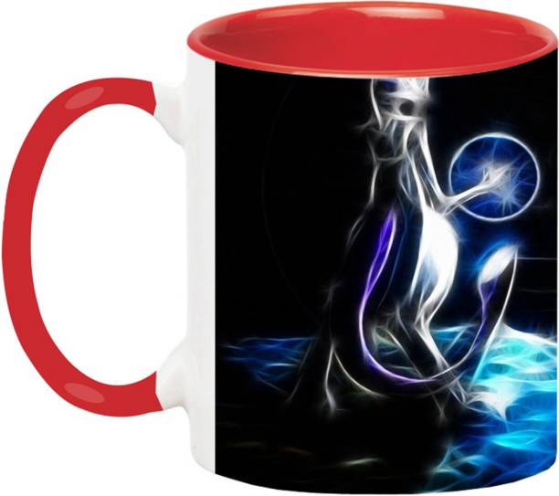 Ashvah Pokemon Cartoon -3344-Red Ceramic Coffee Mug