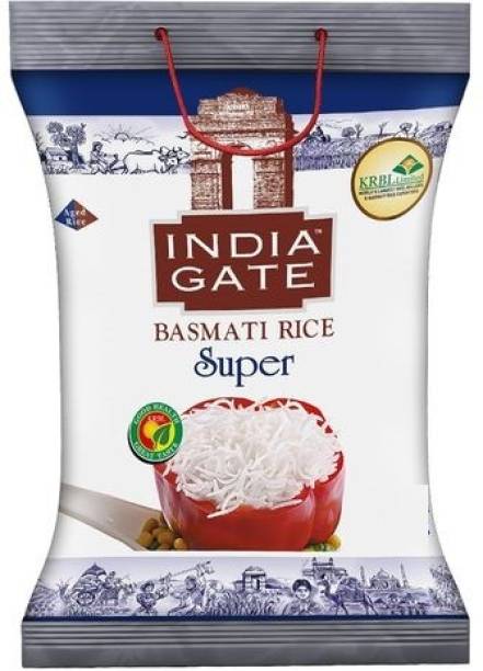 INDIA GATE SUPER BASMATI RICE 1KG Basmati Rice (Long Grain, Steam)