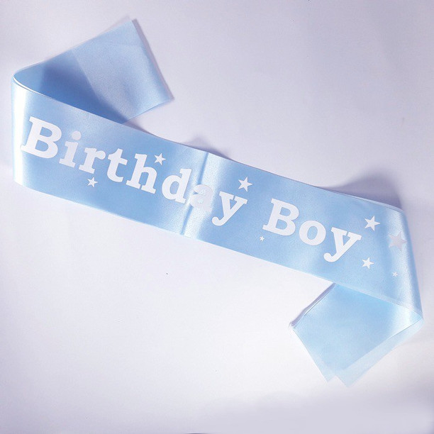 birthday boy sash and crown