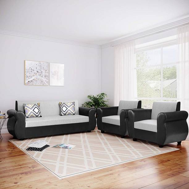 Leather Sofa Set At Best S In India Flipkart Com Leather Sofa Set, Best Sofa Set Under 20000