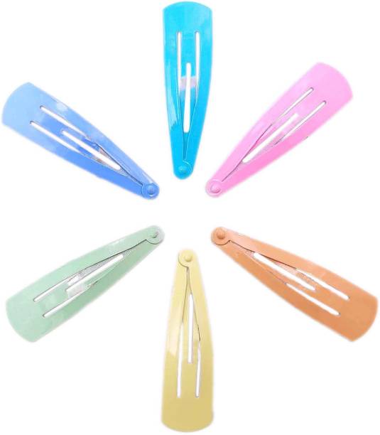 One Personal Care Pack of 6 Sleek Colorful Handy Hair Fix, Casual Wear Hair Accessory Set