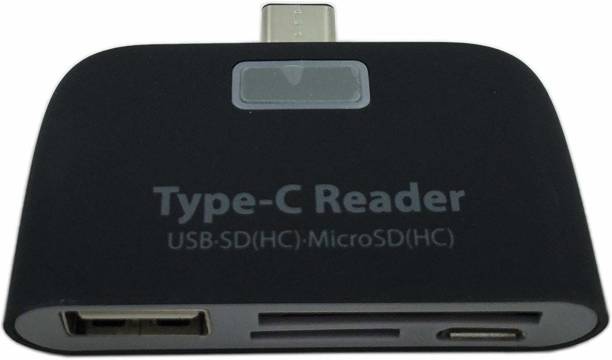 WONDERWORLD ® Type C Card Reader Connection Kit USB OTG Hub Adapter High Speed™-Type-005 Card Reader
