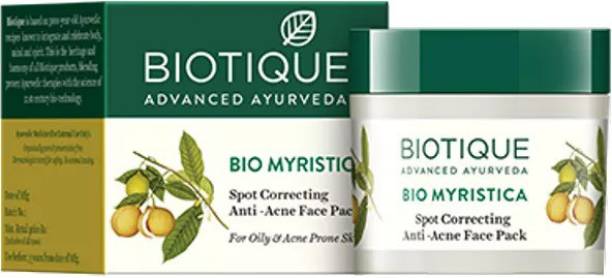 BIOTIQUE bio myristica spot correcting anti acne face pack 20gm