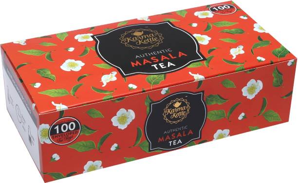 Karma Kettle Masala Tea Spices Black Tea Bags Box