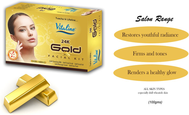 gold sheen facial kit
